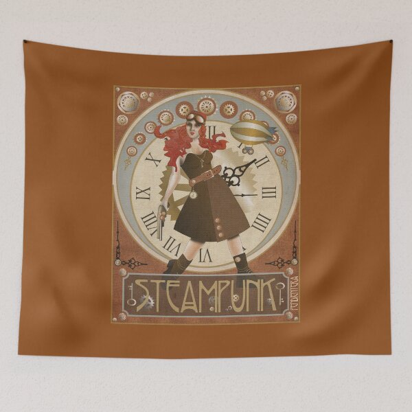 Item preview, Lady Steampunk in art nouveau style designed and sold by Pendientera.