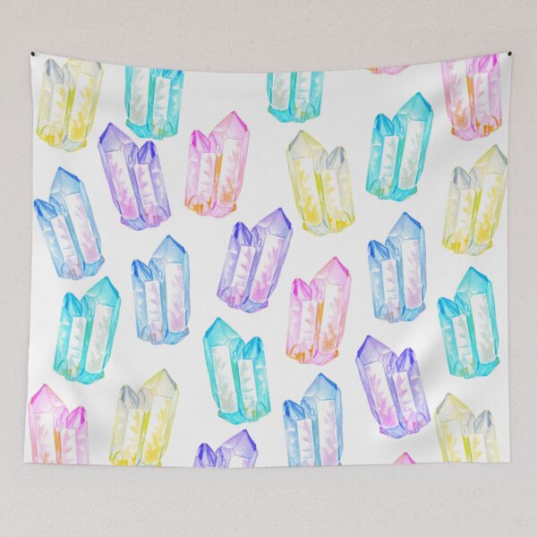 Item preview, Chakra Crystals - Colorful Pattern Painting designed and sold by hellocando.