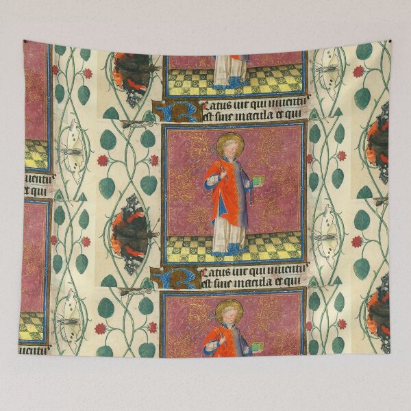Item preview, Portrait of a saint Medieval design designed and sold by Vintage Designs +.