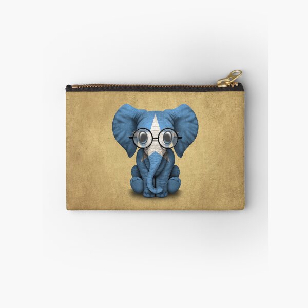 Item preview, Baby Elephant with Glasses and Somali Flag designed and sold by JeffBartels.