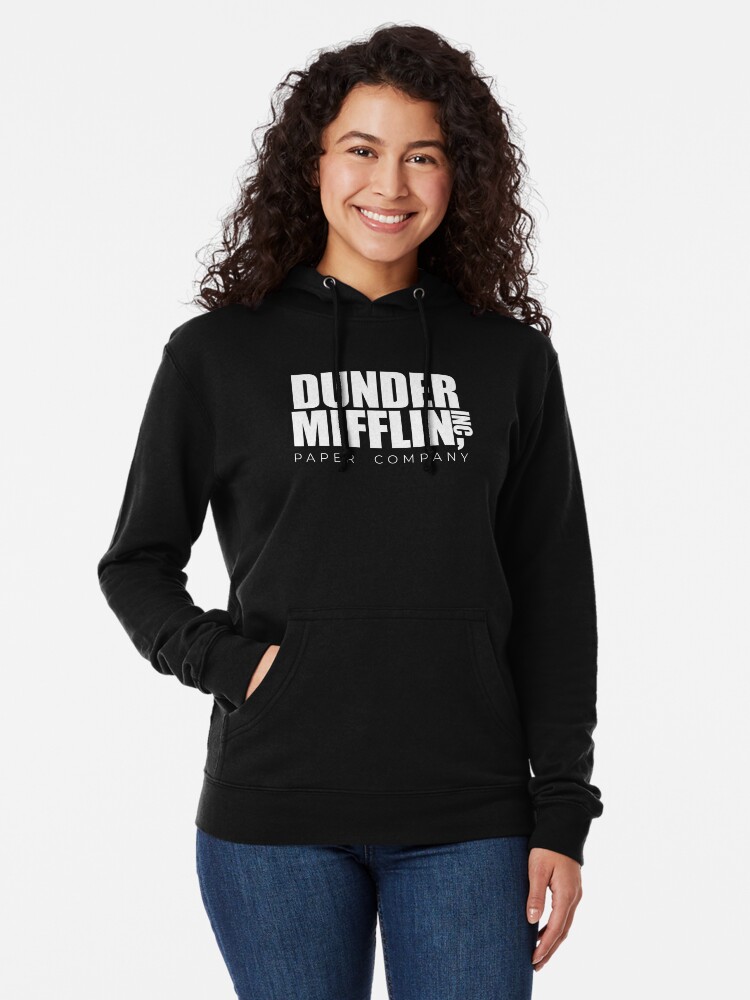 Fo Women Fall Lightweight Pullover Sweatshirt Sweater Long Sleeve COOLGOOD Dunder-Mifflin-Logo