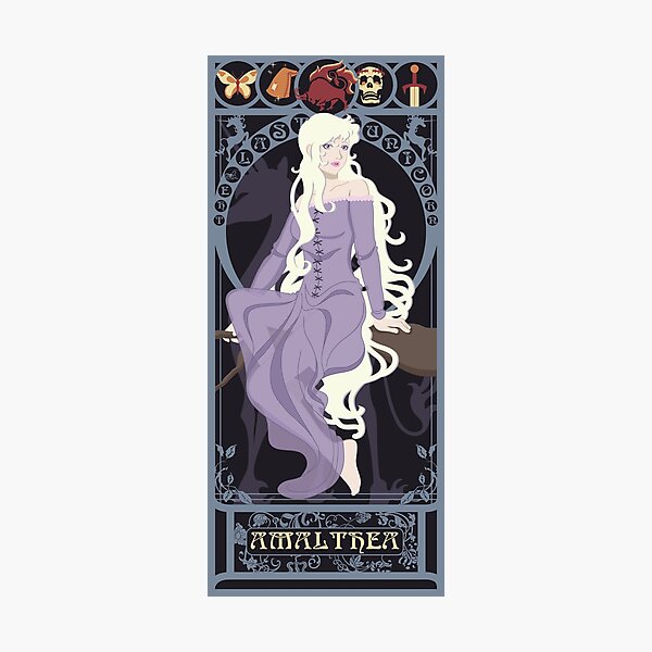Amalthea Nouveau - The Last Unicorn Photographic Print