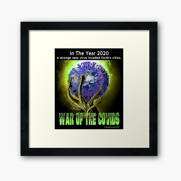 War of the Covids Framed Art Print