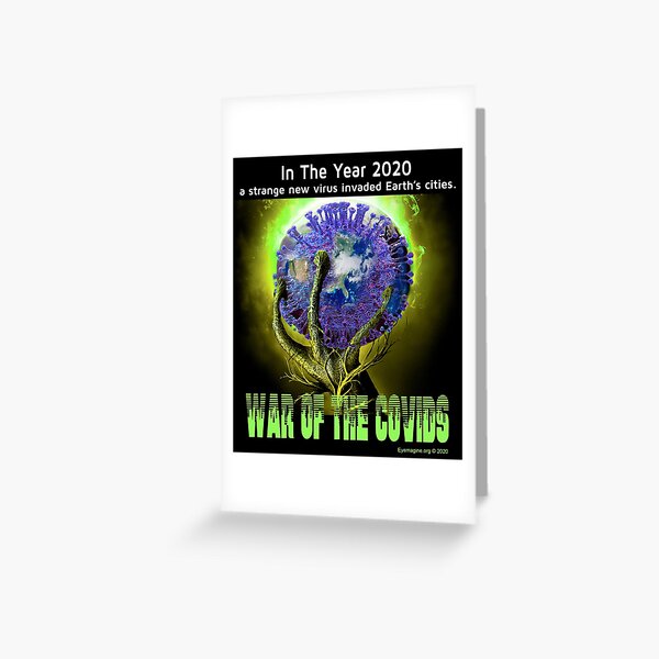 War of the Covids Greeting Card