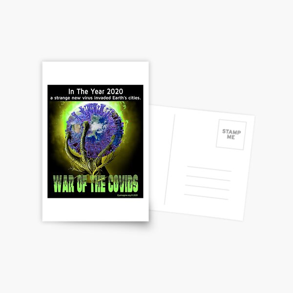 War of the Covids Postcard