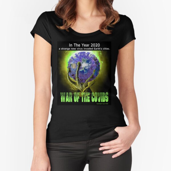 War of the Covids Fitted Scoop T-Shirt