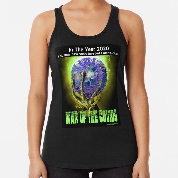 War of the Covids Racerback Tank Top