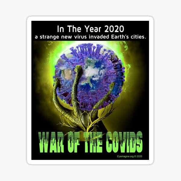 War of the Covids Sticker