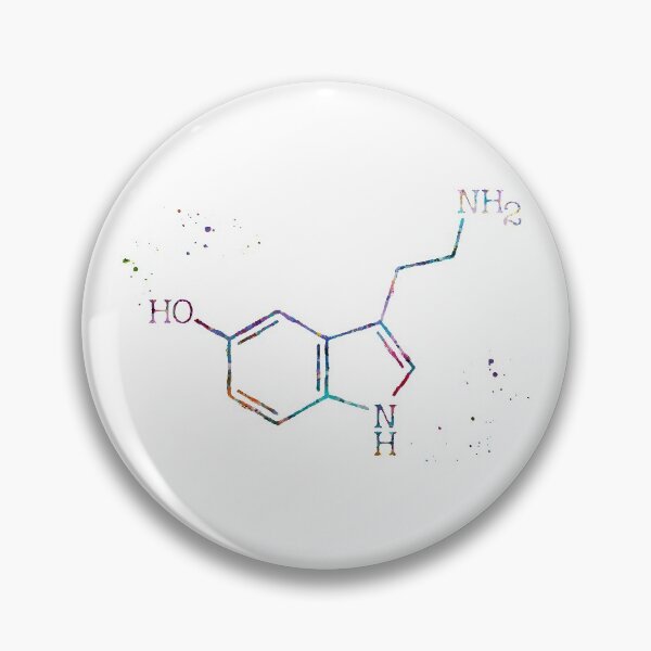 Item preview, Serotonin Molecule Formula designed and sold by EvasDreams.