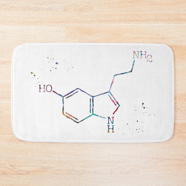 Item preview, Serotonin Molecule Formula designed and sold by EvasDreams.