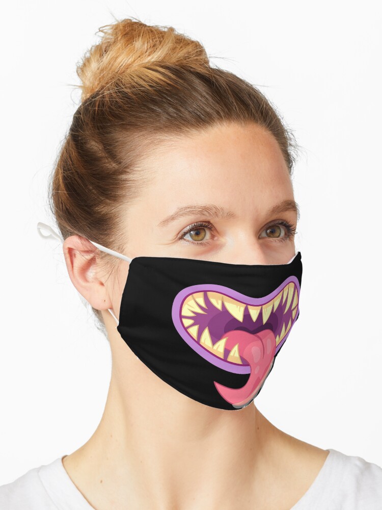 monster mouth face mask