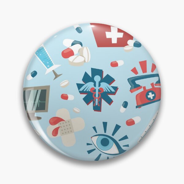 Item preview, Nurse, Health and Hospital Icons designed and sold by Pink Pineapple Works.