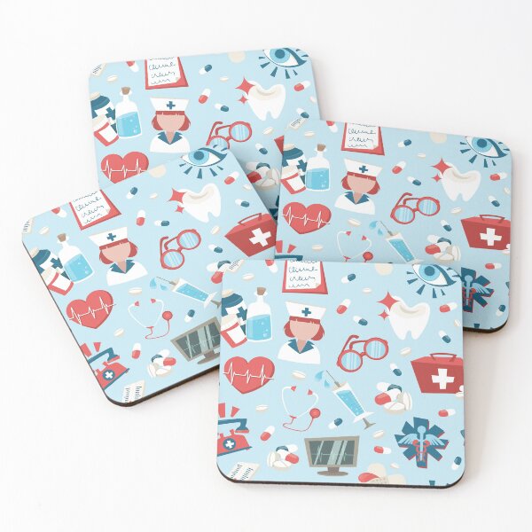 Item preview, Nurse, Health and Hospital Icons designed and sold by Pink Pineapple Works.