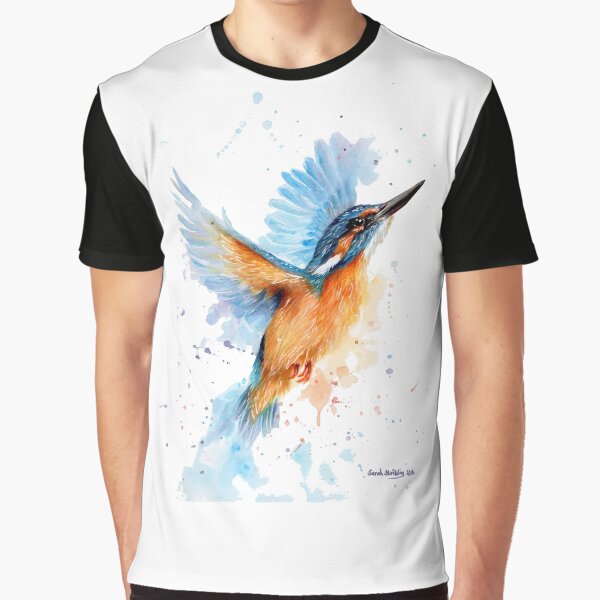 Item preview, Kingfisher watercolour designed and sold by sarahstribb.