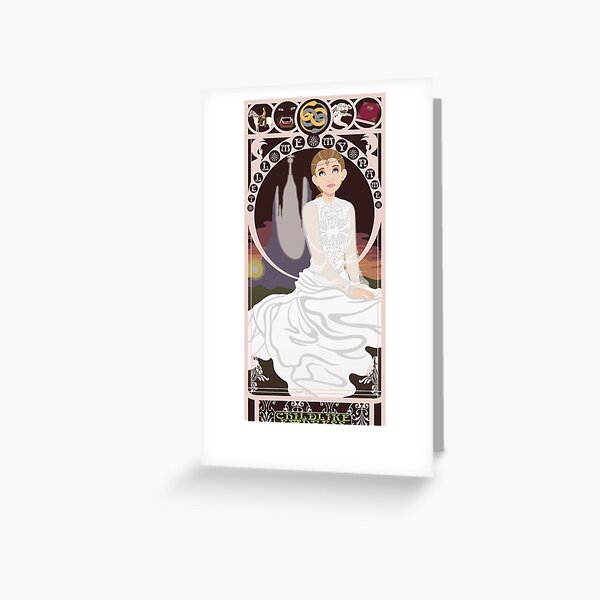 Childlike Empress Nouveau - Neverending Story Greeting Card