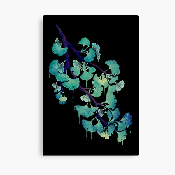 Vista previa del artículo con la obra «O Ginkgo (en negro)», diseñado y vendido por littleclyde.
