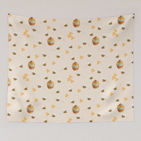 Item preview, Honey Bees & Honey Pots - Winnie Inspired designed and sold by Rainbows Galore.
