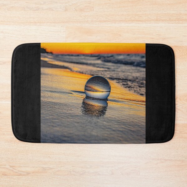 Item preview, YELLOW GLASS  LAKE MICHIGAN SUNSET  designed and sold by Joshua  Satterlee.