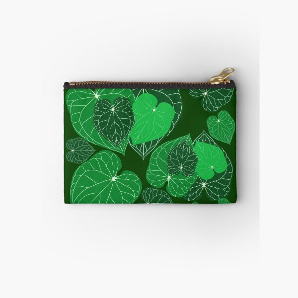 Item preview, Lala Philodendron Doodle Cluster (Green Background) designed and sold by LalaDoodleBug.