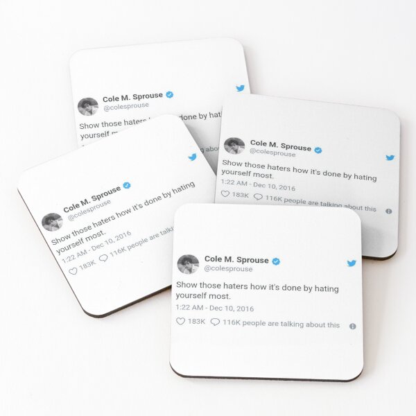 Item preview, Cole Sprouse Hater Tweet designed and sold by caitlind23.