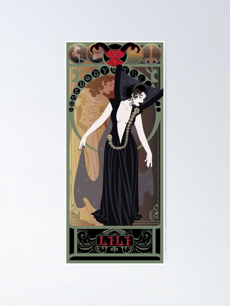 Dark Lili Nouveau - Legend" Poster for Sale by CptnLaserBeam | Redbubble