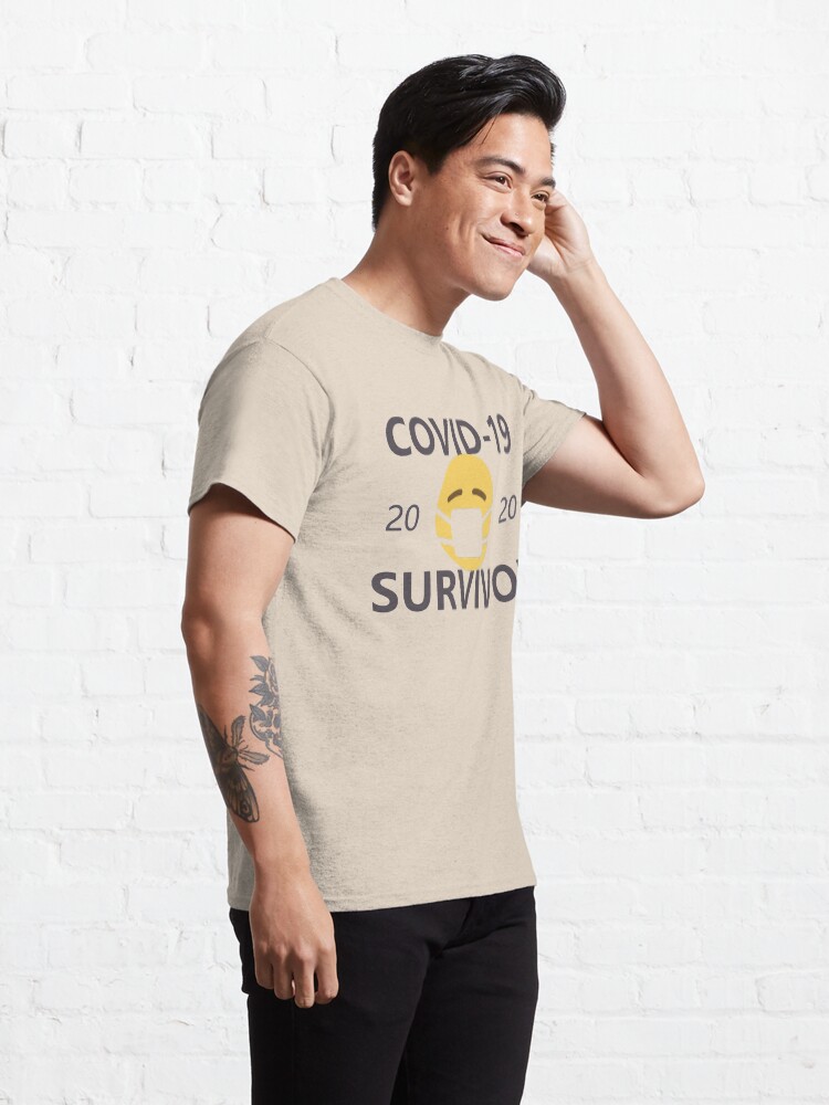 Alternate view of COVID-19/Coronavirus Survivor Classic T-Shirt