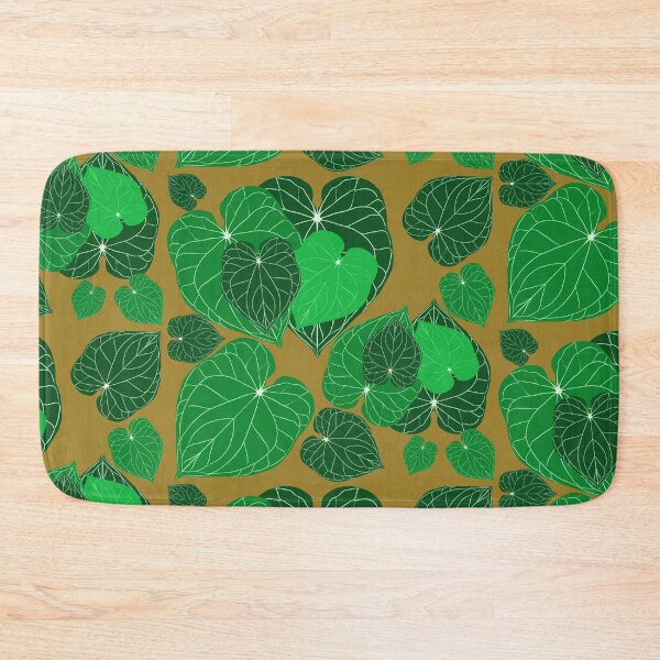 Item preview, Lala Philodendron Doodle Cluster (Gold Background) designed and sold by LalaDoodleBug.