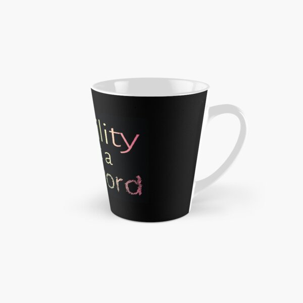 Disability is Not a Bad Word - Pastel Rainbow Tall Mug