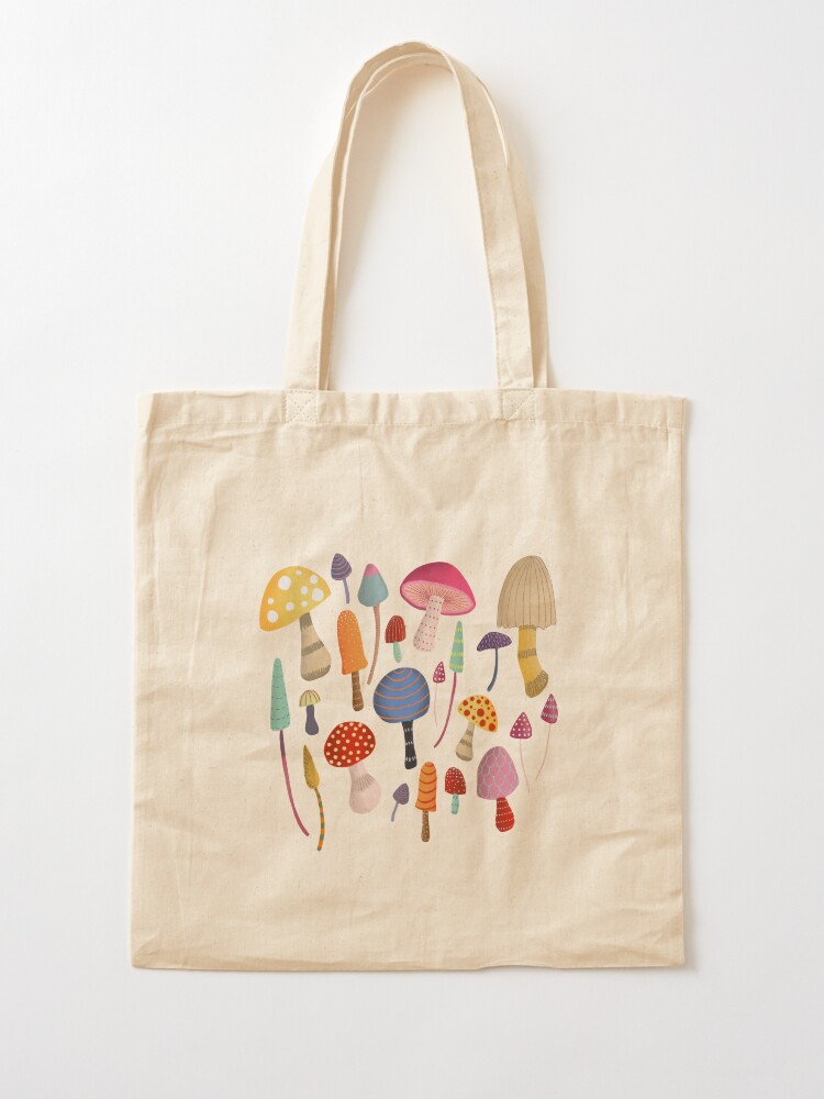 mushroom tote bag