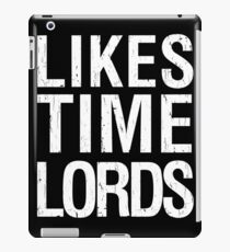 likes time lords iPad Case/Skin