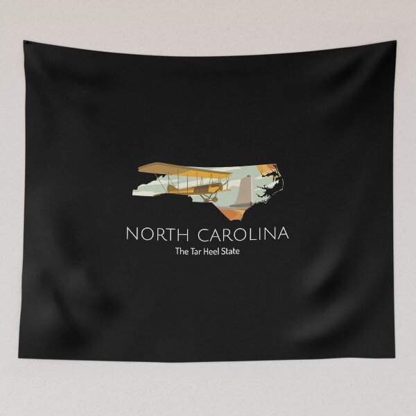 Item preview, North Carolina Proud State Motto The Tar Heel State print designed and sold by jakehughes2015.