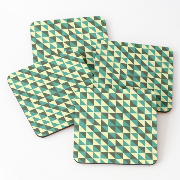Item preview, Green Geometric Background Patterns designed and sold by flying-flamingo.