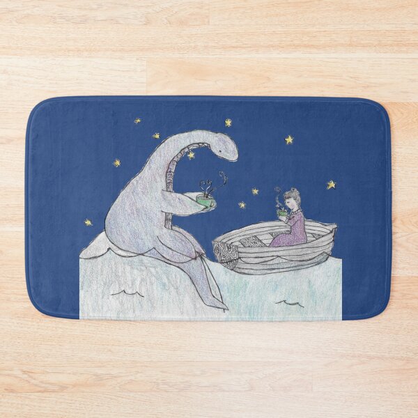 Item preview, Teatime with the Loch Ness Monster designed and sold by ArtChildGalore.