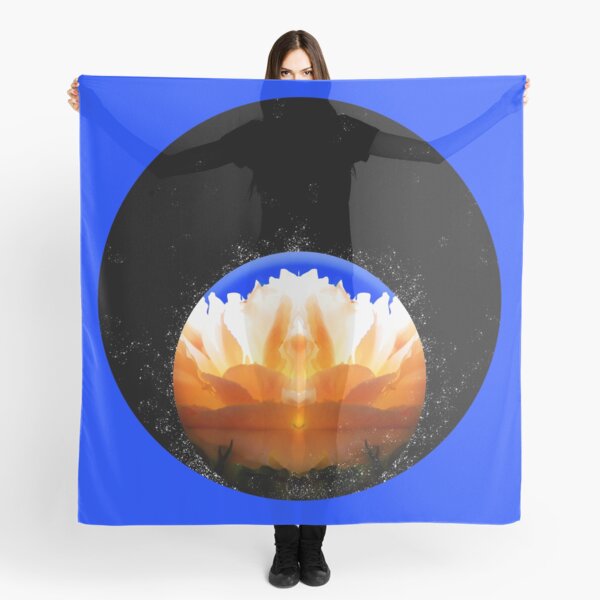A new earth is emerging, talking is silver, silence is golden Scarf
