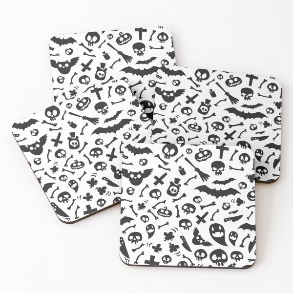 Item preview, Halloween Black Symbols Pattern designed and sold by Voysla.
