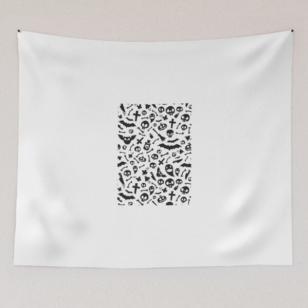 Item preview, Halloween Black Symbols Pattern designed and sold by Voysla.