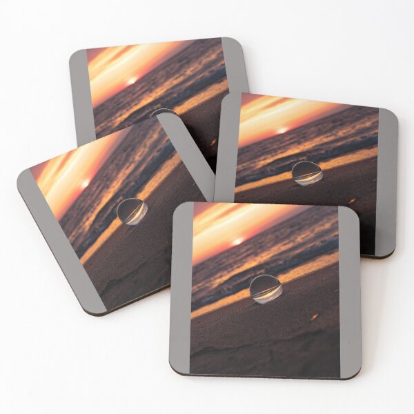 Item preview, RED  GLASS  BALL SUNSET ON LAKE MICHIGAN  designed and sold by Joshua  Satterlee.
