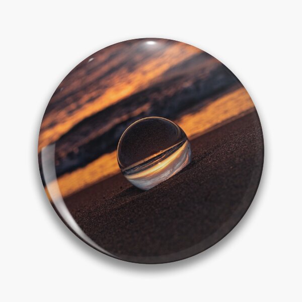Item preview, RED GLASS BALL SUNSET ON LAKE MICHIGAN designed and sold by Joshua Satterlee.