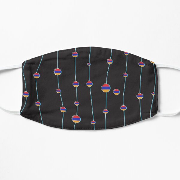 Tricolors in Circles Եռագույն օղակները Flat Mask