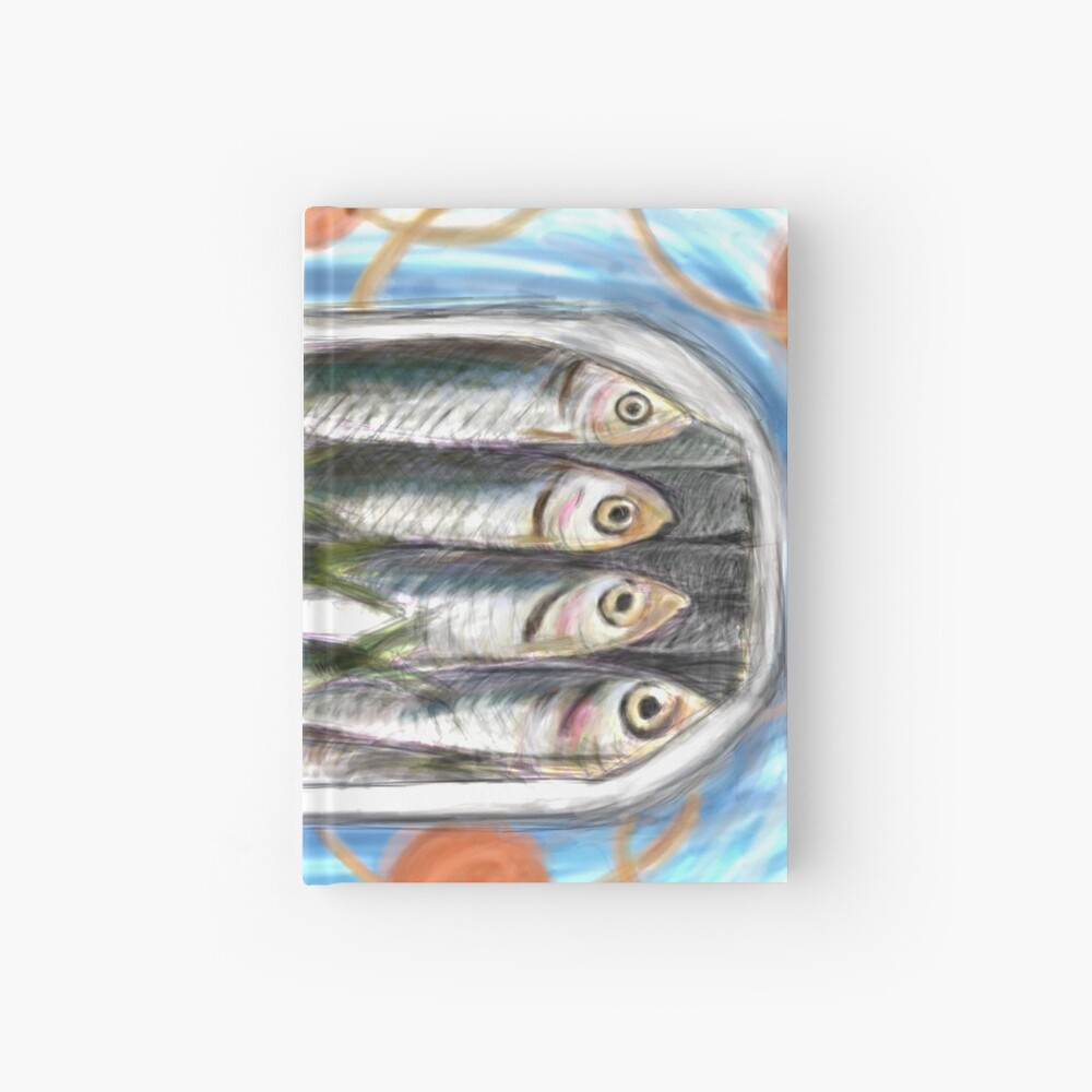 sardines in a box Hardcover Journal