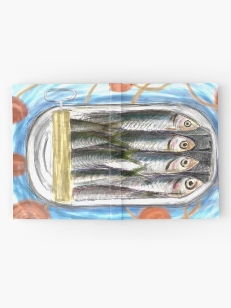 Alternate view of sardines in a box Hardcover Journal