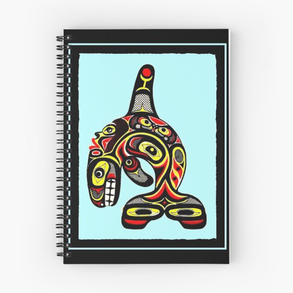 Item preview, WHALE : Abstract Indigenous Killer Orca Print designed and sold by posterbobs.