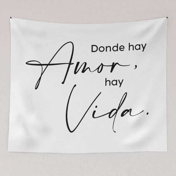 Item preview, Donde hay Amor, hay Vida. designed and sold by Inspire Creativity.