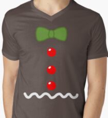 Gingerbread Man Costume Men's V-Neck T-Shirt
