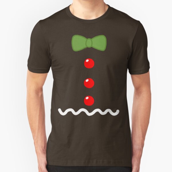 Gingerbread Man Costume Slim Fit T-Shirt