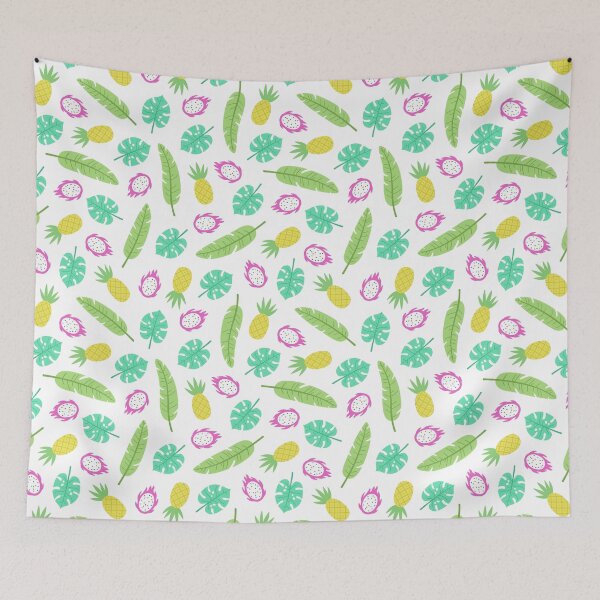 Item preview, Tropical fruits and leaves designed and sold by kondratya.