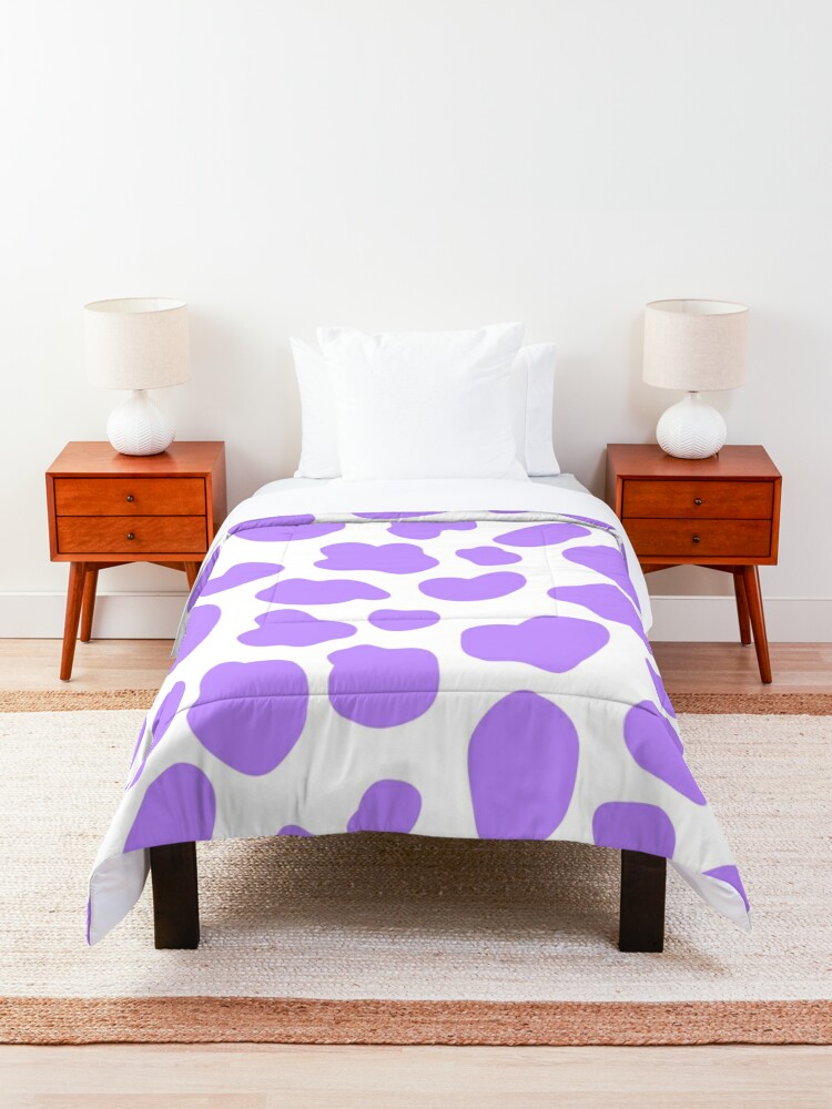 Alternate view of Purple Cow Hide Print Pattern  Comforter