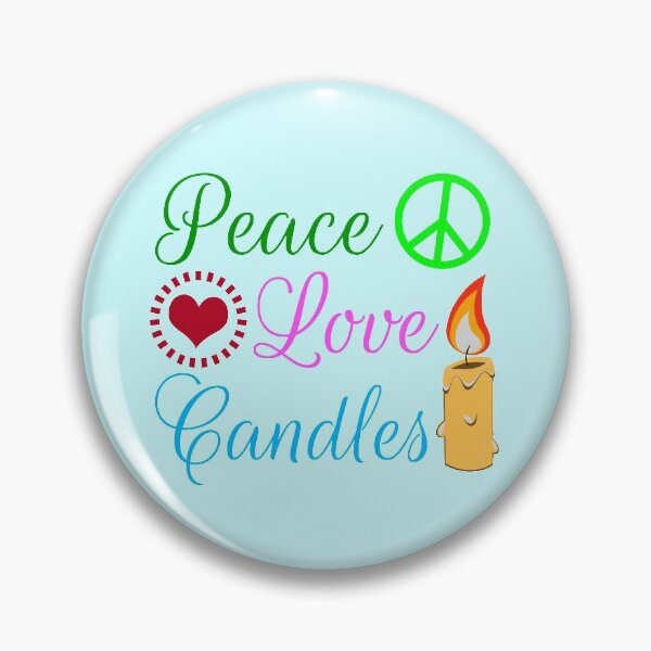 Item preview, Peace Love Candles designed and sold by Epic Love Designs.