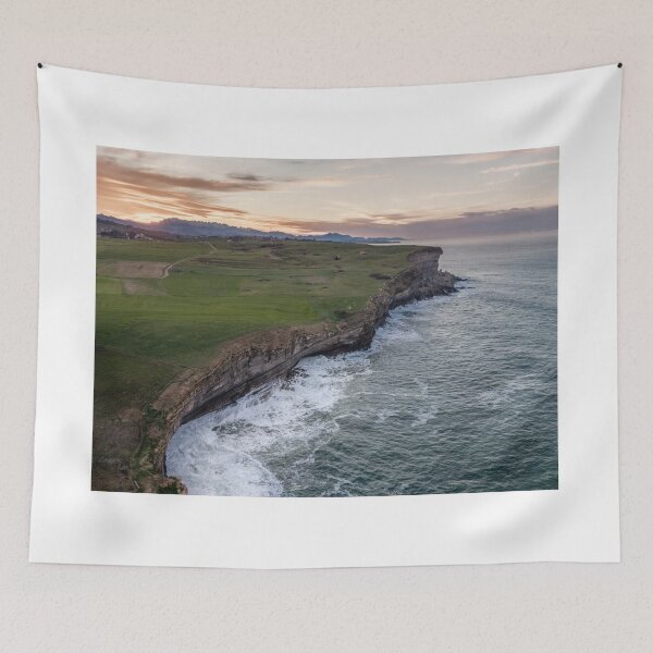 Item preview, Cliffs from above at sunset designed and sold by MarioGuti.