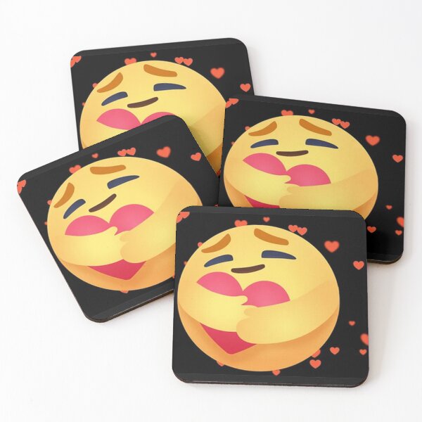 Item preview, New FB Care Emoji Face Mask- Hug Heart Caring Emoji Classic , stay safe . designed and sold by anasdaghai98.